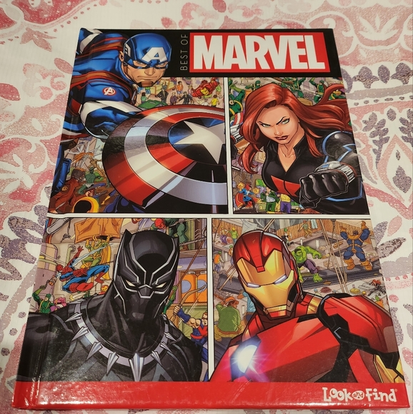 Best of Marvel Spider Man Avengers Look and Find Search Hardcover Book NWT - Picture 5 of 6